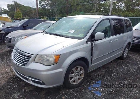 2012 Chrysler Town & Country Touring из США, поврежденный, VIN 2C4RC1BG0CR286392
